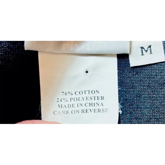 Hot Cotton Women’s Velvet Cotton Blend Top Tunic V Neck Black Size M - Picture 5 of 11